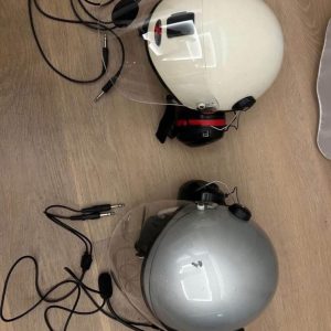 Aviation Flight Helmets with Integrated Headsets