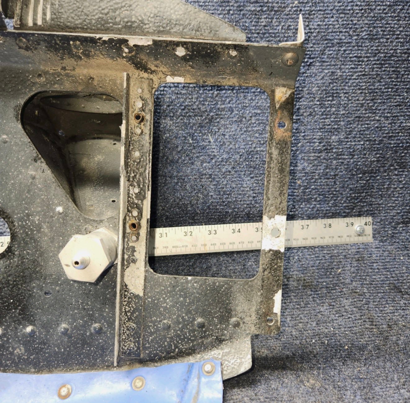 Cessna 172RG Rear RH Baffle Assembly | P/N 2455038-2 - Image 4