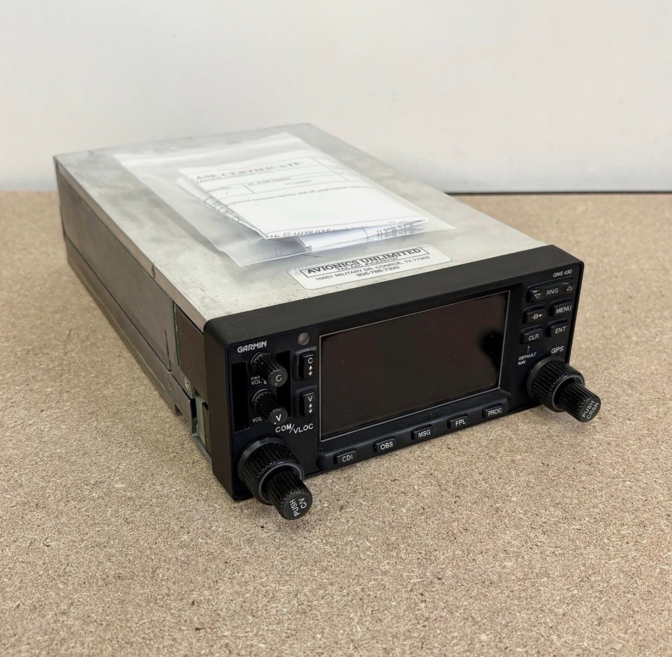 Garmin GNS 430 GPS/NAV/COMM P/N 011-00280-00 (Non-WAAS) - Image 2